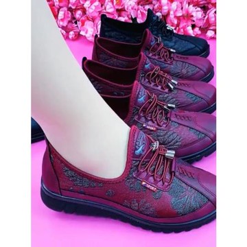 老北京布鞋女單鞋新款中老年休閑媽媽鞋防滑軟底透氣奶奶老人鞋子