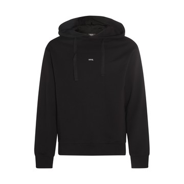 A.p.c. - Black Cotton Larry Sweatshirt