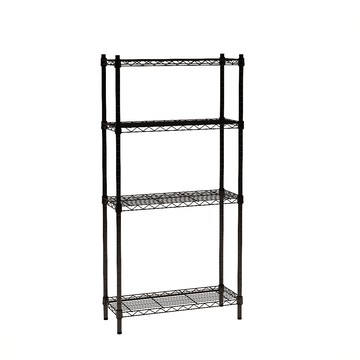 【客尊屋】粗管/小資型 30X76X150Hcm 黑武士四層架