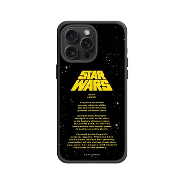 iPhone 15 Pro Max SolidX 黑 - 迪士尼-星際大戰 Star Wars - 星際大戰-開場字幕