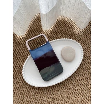 米藍棕青適用于iphone16promax蘋果12PRO手機殼11PRO光面菲林硬殼蘋果15PRO/14PROMAX半包13mini防摔保護套