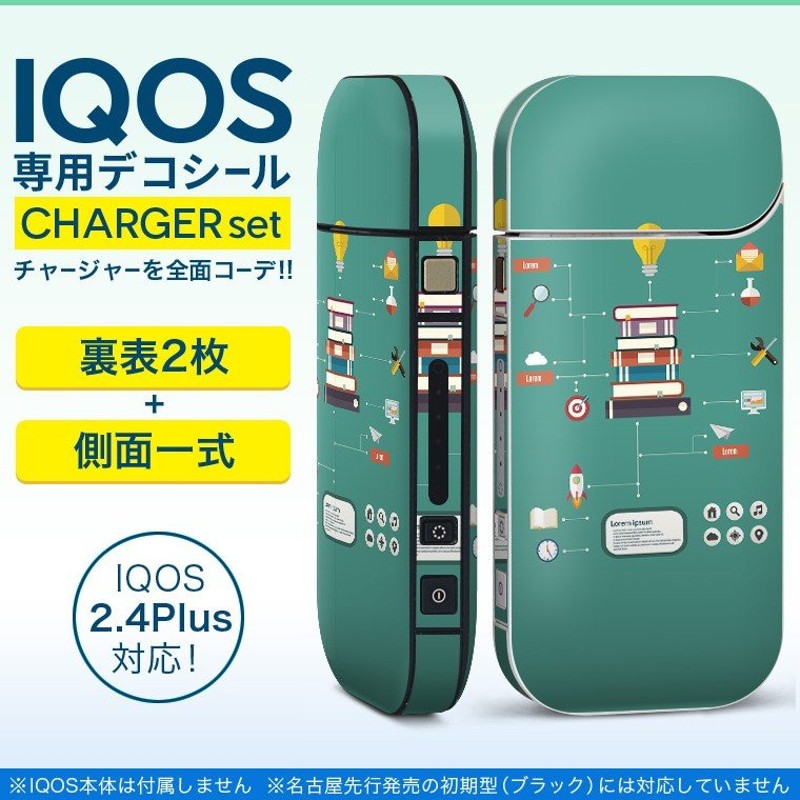 アイコス iQOS / 新型iQOS 2.4 Plus 専用スキンシール 両対応 フル ...