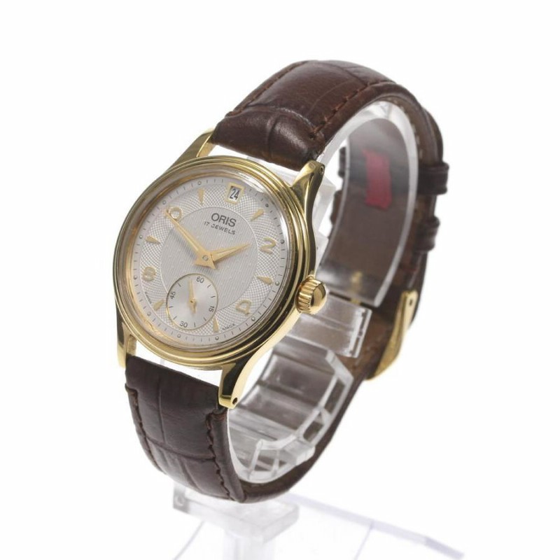ORIS】オリス スモールセコンド 7459-26 手巻き メンズ | LINEブランド 