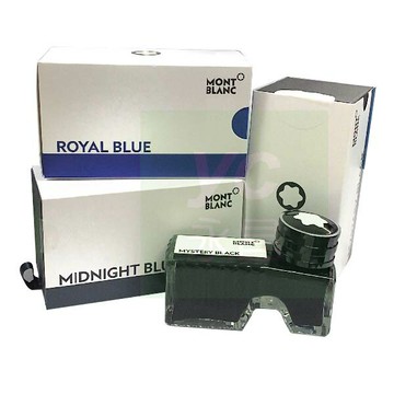萬寶龍 MontBlanc 瓶裝墨水 60ML / 瓶 128184 黑 /128185 皇家藍 /128186午夜藍調