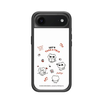 iPhone Air Mod NX -邊框背蓋組合 (相機按鈕) 黑 - 爽爽貓 Song Song Meow by SECOND - HI!爽爽貓