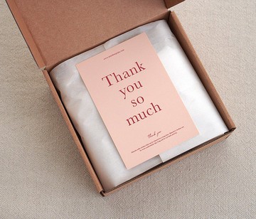 【設計】說明卡設計 - 感謝卡/保證卡/食品保存 (需先聯絡設計師)