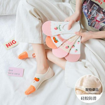 襪子女夏船襪可愛短襪女士淺口夏季薄款隱形襪防滑不掉跟夏天女襪【聚物優品】