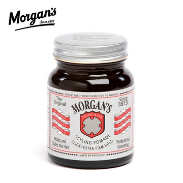 英國 Morgan's 超強力定型 水洗式髮油（銀標 ）水性水洗油頭造型強力髮油 香水古龍水香氛復古髮品好用推薦