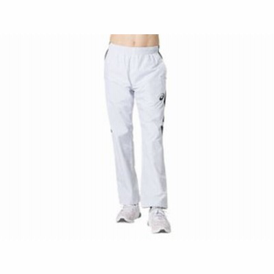  バスケットパンツ ウェア  秋冬物 アシックス Asics Warm Up Pants Wht/Blk   ランニング トレー