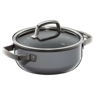 WMF Fusiontec Mineral 低身湯鍋 2.4L  鉑金色  1個  20cm