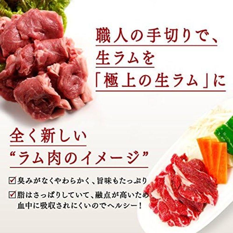 肉のあおやま 北海道名物 生ラムジンギスカン 500g(焼肉 肉 焼き肉 バーベキュー BBQ バーベキューセット) オーストラリア産