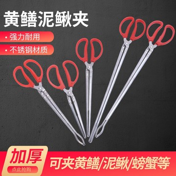 🔥新上架 超好用 🔥夾泥鰍#黃鱔夾泥鰍鱔魚鉗防滑趕海神器不銹鋼夾蛇加長螃蟹夾子垃圾夾工具