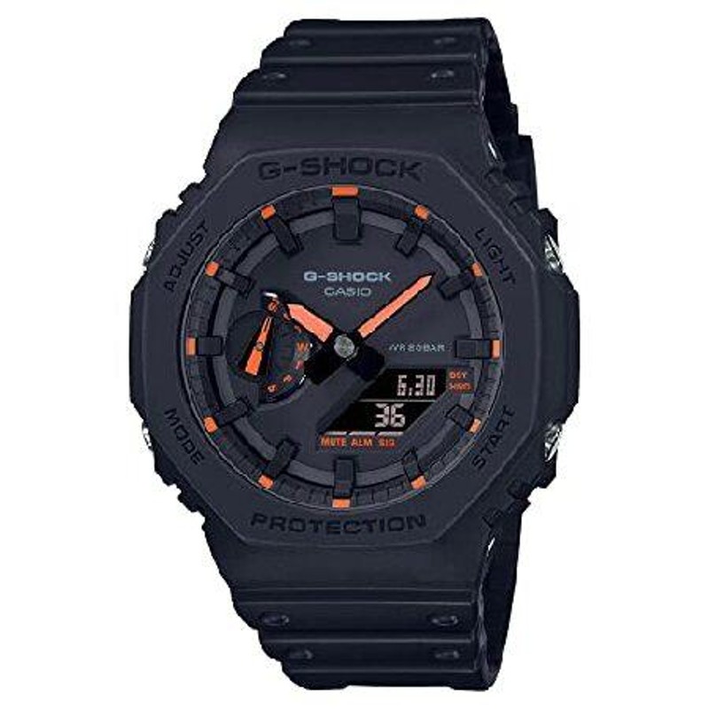 G-Shock GA2100-1A4 ネオンアクセントウォッチ レッド, レッド, One