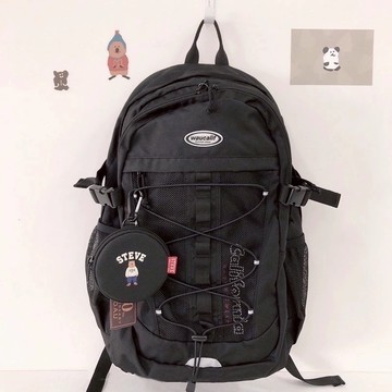 隔日達免運 Who a u 後背包 書包 抽繩後背包 韓國背包 學生必備 減壓書包 大容量 韓國代購