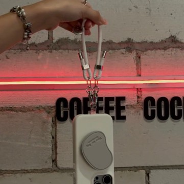 6MM 皮革單繩可調節便攜手腕掛繩