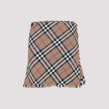 Burberry Check Midi Skirt