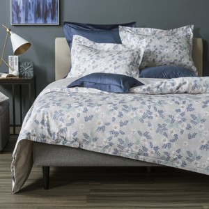 300織純棉床包枕套三件組雙人 夏佐