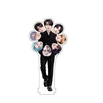人氣爆款✨粉絲必收STRAYKIDS方燦樑精寅李旻浩亞克力頭部旋轉立牌高顏值周邊裝飾品 追星必收 交換禮物