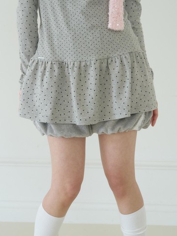 TERRY BLOOMER PANTS [GREY]