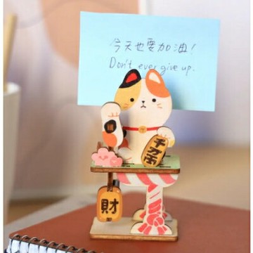 搖擺MEMO夾 DIY便條紙夾 療癒擺飾 桌上小物 留言夾 猴子設計 TR台灣鐵道