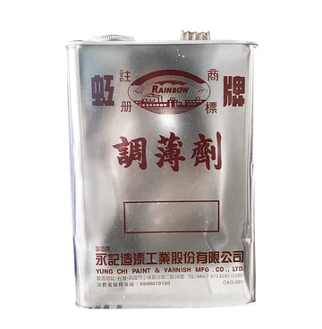 虹牌 永保新調薄劑 SP-12 1加侖 調薄劑 虹牌油漆 清洗劑 專用調薄 鋁罐瓶身容易擦撞 有凹損