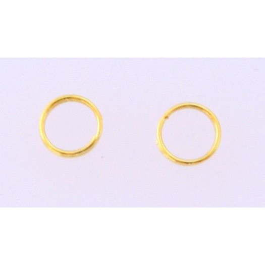 2重リング 7mm 40個セット 金色  A-7G