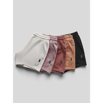 ASRV夏季透氣美式三分籃球短褲男休閑純棉戶外刺繡跑步健身短褲子