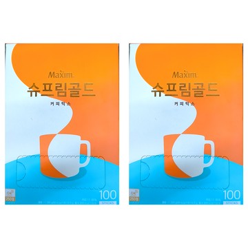 Maxim 麥心 典藏精品拿鐵咖啡  13.5g  100包  2盒