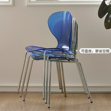 ??可開發票??免運 吧檯椅 吧台椅 酒吧椅 高腳椅 餐椅 椅子 接待椅可疊放疊加透明椅子創意設計師輕奢別墅酒店會所談判接待洽談餐椅