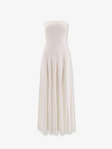 Linen blend maxi dress - ALAIA - gender_Woman