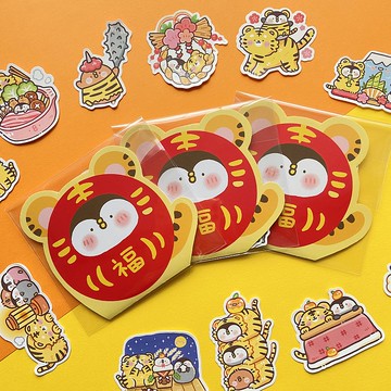 老虎波波日常 | 貼紙包 I