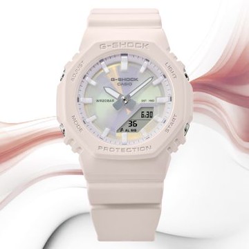 CASIO 卡西歐 G-SHOCK WOMEN 霧面繽紛 八角形雙顯錶 女錶 手錶 GMA-P2100PC-4A