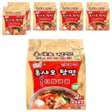 KORMOSA 韓寶 韓素香紅燒湯麵 全素  24包