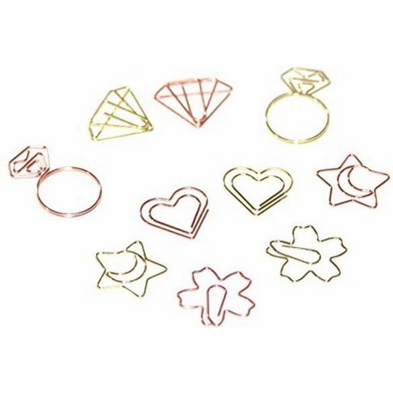 ゼムクリップ ブックマーク ペーパークリップ かわいいクリップ 可愛い オフィス学校用 文房具 装飾 10p 通販 Lineポイント最大0 5 Get Lineショッピング