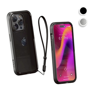 iPhone15 系列 防摔耐衝擊保護殼  共兩色 iPhone15 Pro (6.1") 黑色