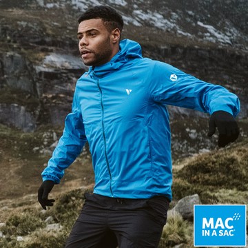 【MAC IN A SAC 英國】男款VENTURE袋著走防水透氣外套MNS131寶藍