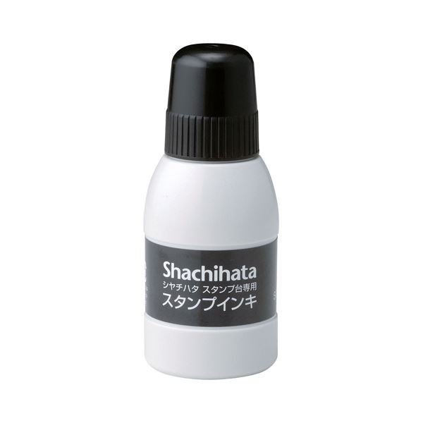 (まとめ) シヤチハタ スタンプ台専用補充インキ 40ml 黒 SGN-40-K 1個 〔×30セット〕送料込み