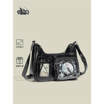 元力兔日系高顏值小卡版痛包2025新款二次元設計小食量單肩斜挎包