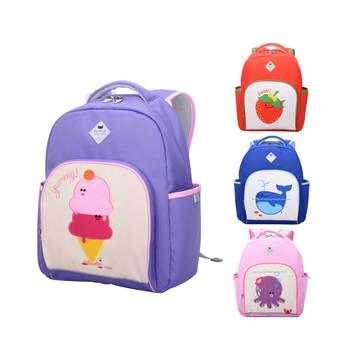 美國 BEATRIX NEW YORK 經典刺繡護脊書包 2.0 (110-130cm) - 冰淇淋