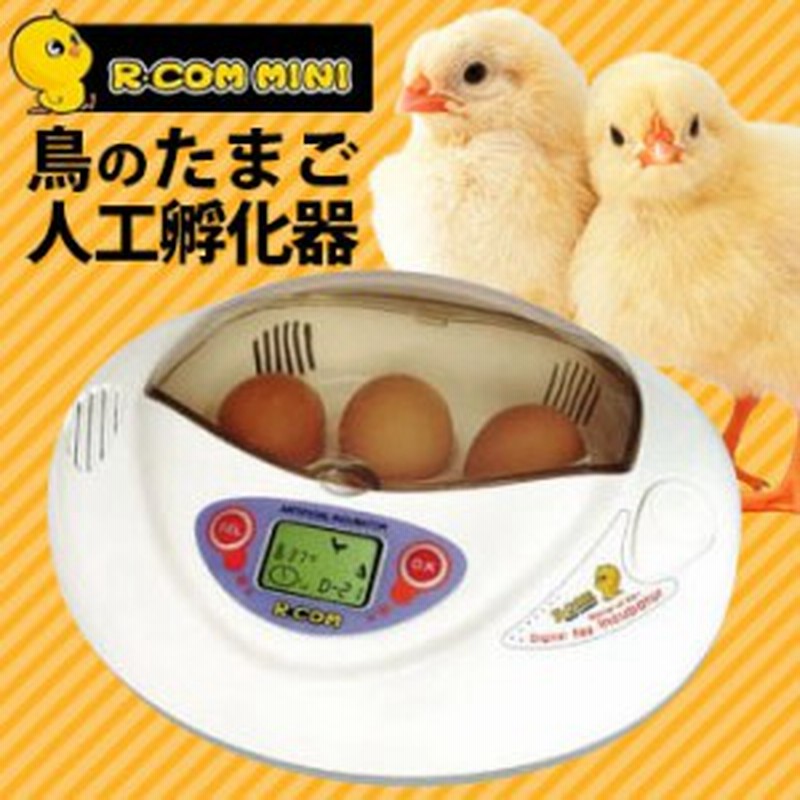 孵卵器 たまぴょミニ RCOM MINI 鳥類専用孵卵器 お手軽モデル(鶏