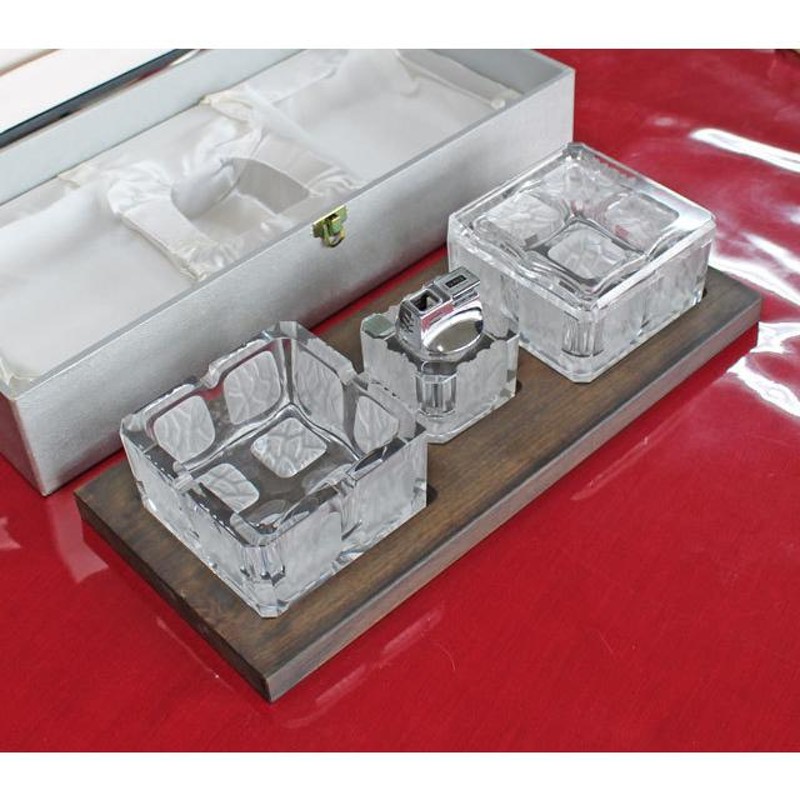 HOYAクリスタルカット灰皿 HOYA CRYSTALの灰皿
