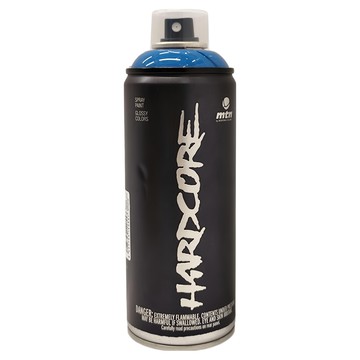 MTN HARDCORE 塗鴉噴漆400ML 克里斯欽藍RV-233，高飽和度，快速遮蓋，適用多種表面