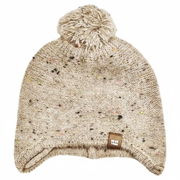 KOCOTREE 羊毛護耳保暖帽 米色  M(50~54cm)