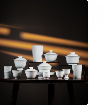 劉建鋒窯 白胎葫蘆杯單杯主人杯品茗杯景德鎮陶瓷功夫茶具