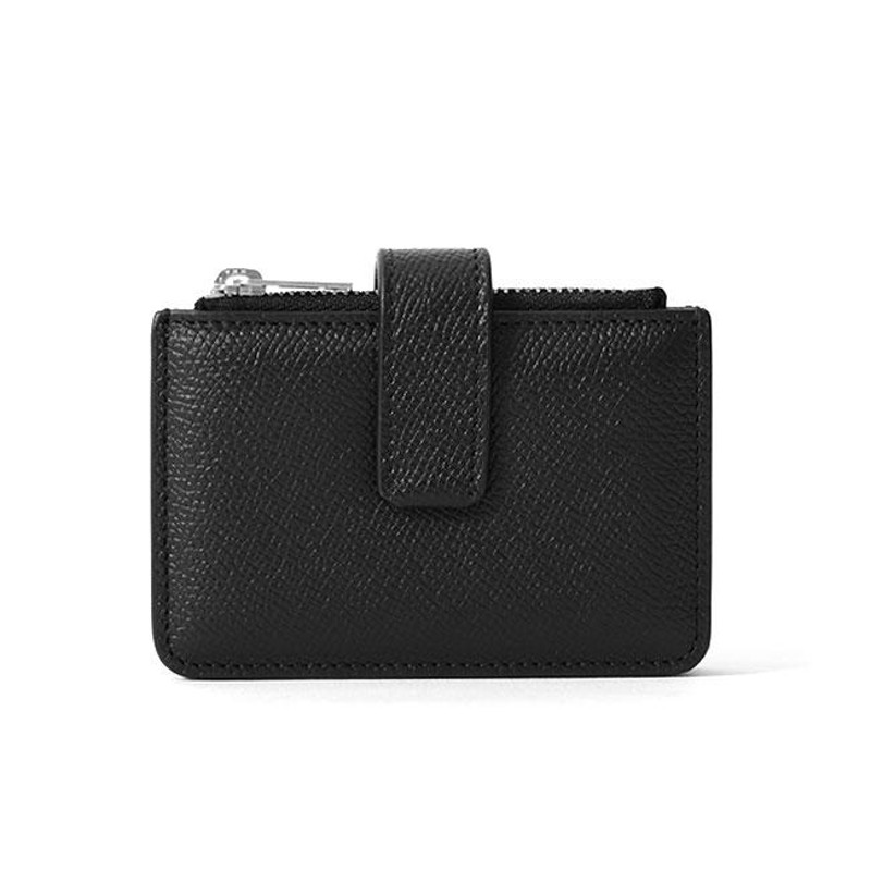 Maison Margiela オールブラックコンパクト財布 - 折り財布