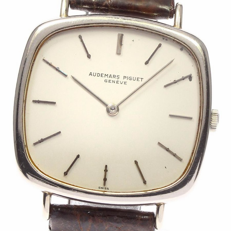 【オーディマ ピゲ/Audemars Piguet】ソフトケース ヴィンテージ オーデマ・ピゲ ラウンドケース 1970年代製 18金ホワイトゴールド