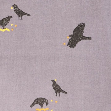 手作森林 美國製 設計師 萬聖節 燙金 halloween 紫灰色 棉布