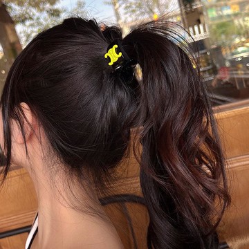 🔥2件9折🍊臺北出貨🍊可開發票夏日繽紛_馬卡龍色大號高馬尾夾可愛固定後腦勺髮卡小抓夾髮飾