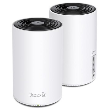 TP-LINK Deco XE75 二入組 AXE5400 三頻 Mesh Wi-Fi 6E 系統 無線網狀路由器 完整家庭Wi-Fi系統
