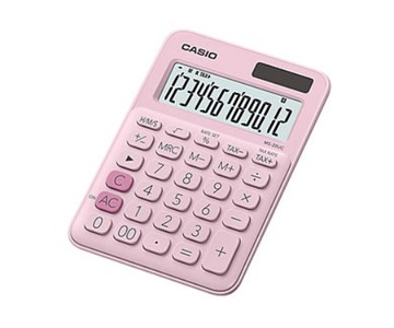 CASIO 卡西歐 甜心馬卡龍 桌上型計算機(MS-20UC-PK)-草莓粉